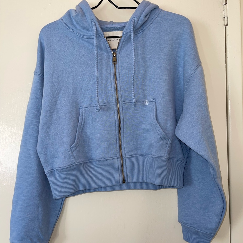 American eagle cropped hoodie